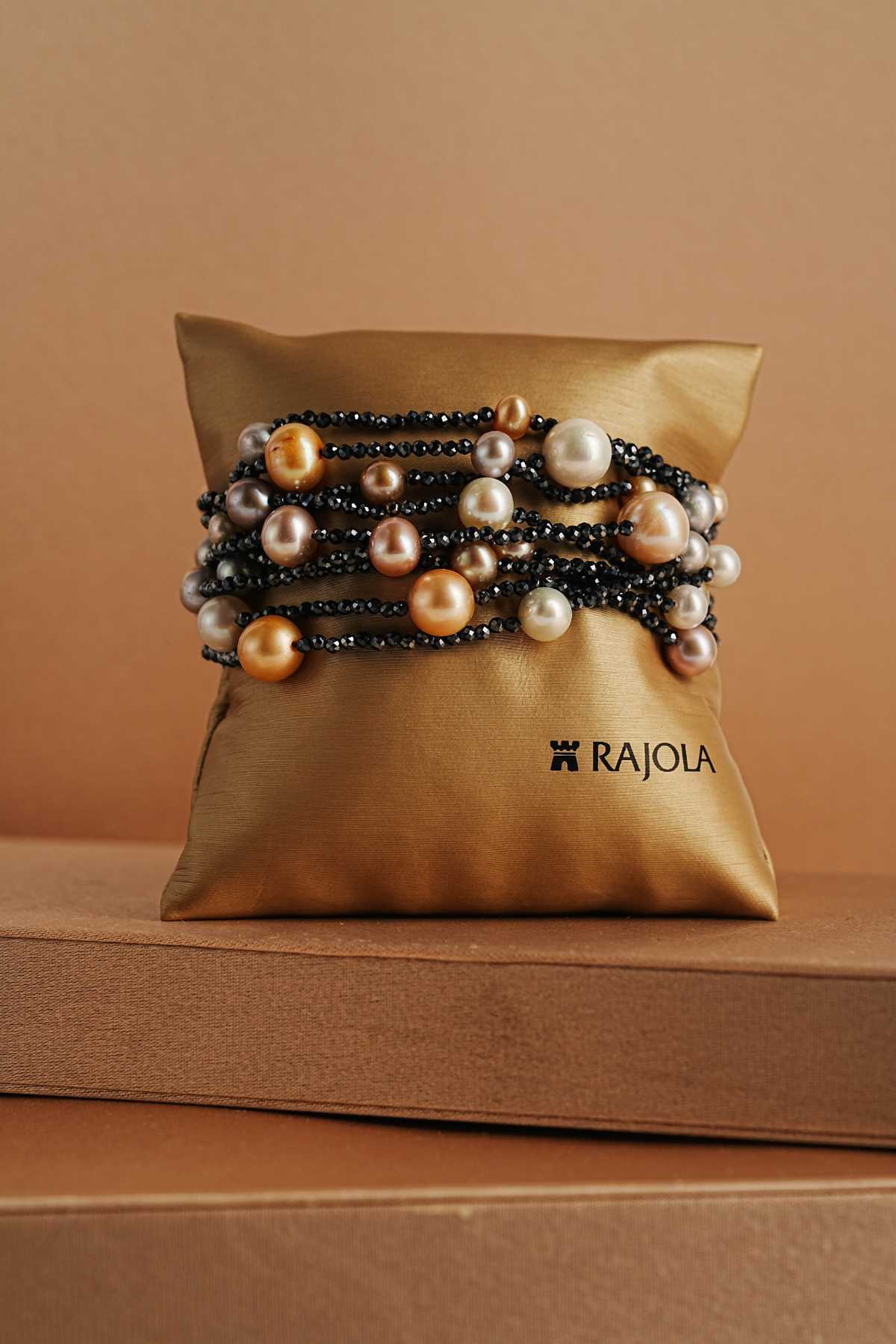 Bracciale Bollicine perle multicolor