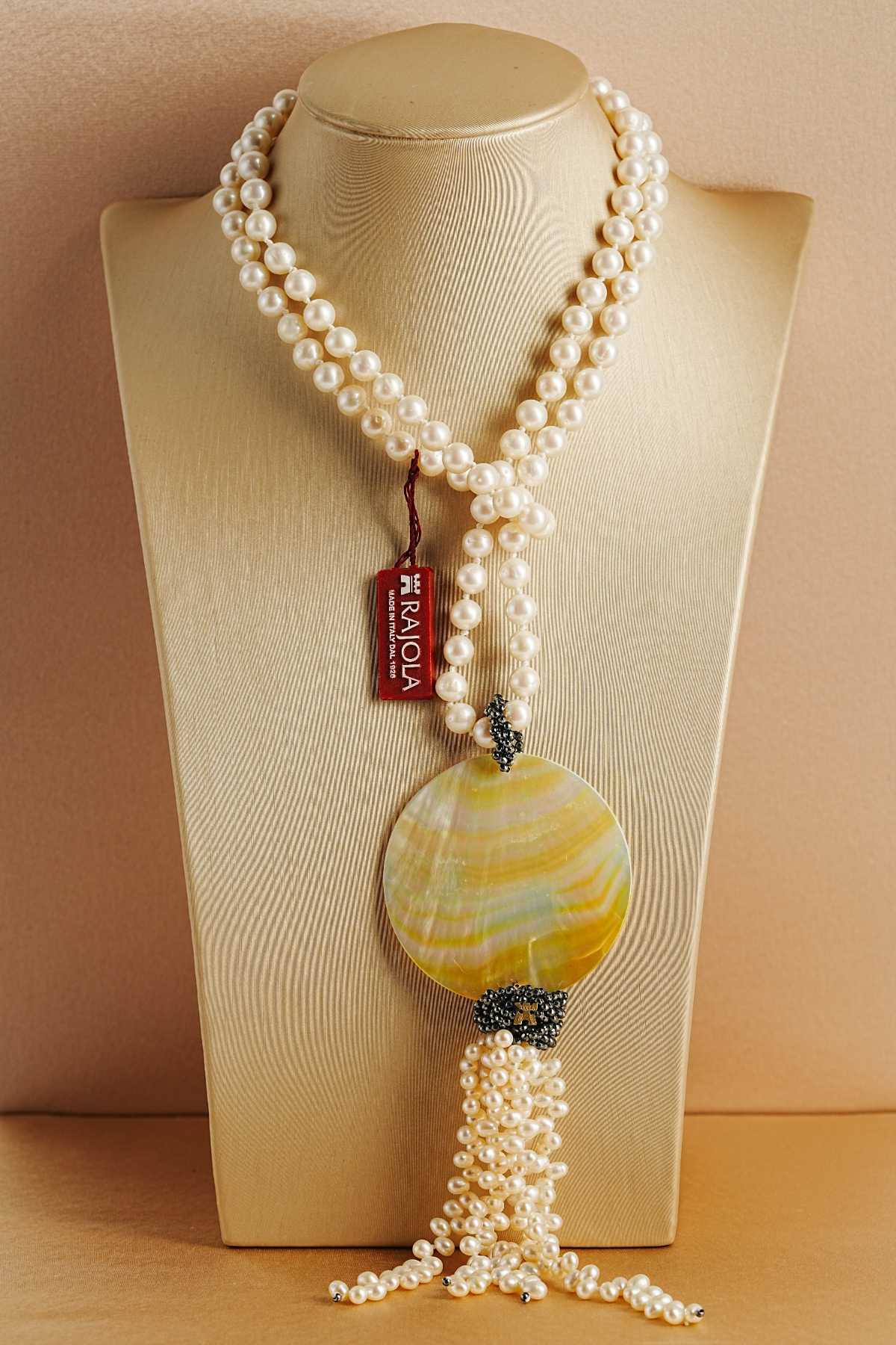 Collana Klimt bianca