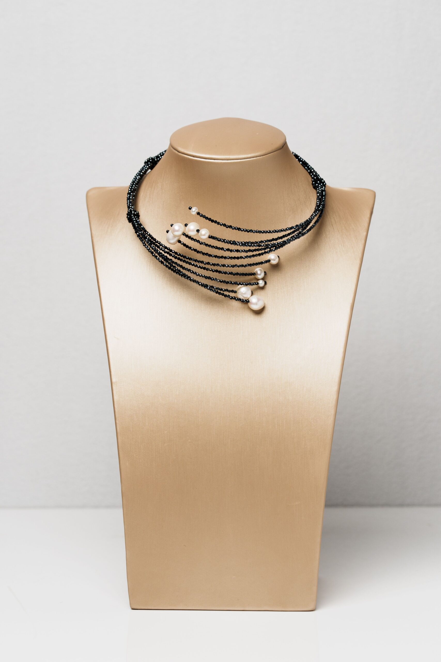 Collana Shine spinello e perle