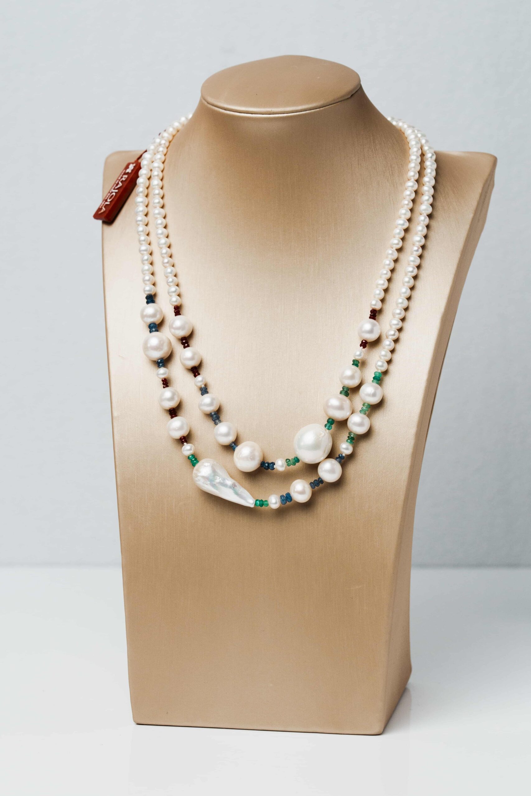 Collana Bloom due fili corta