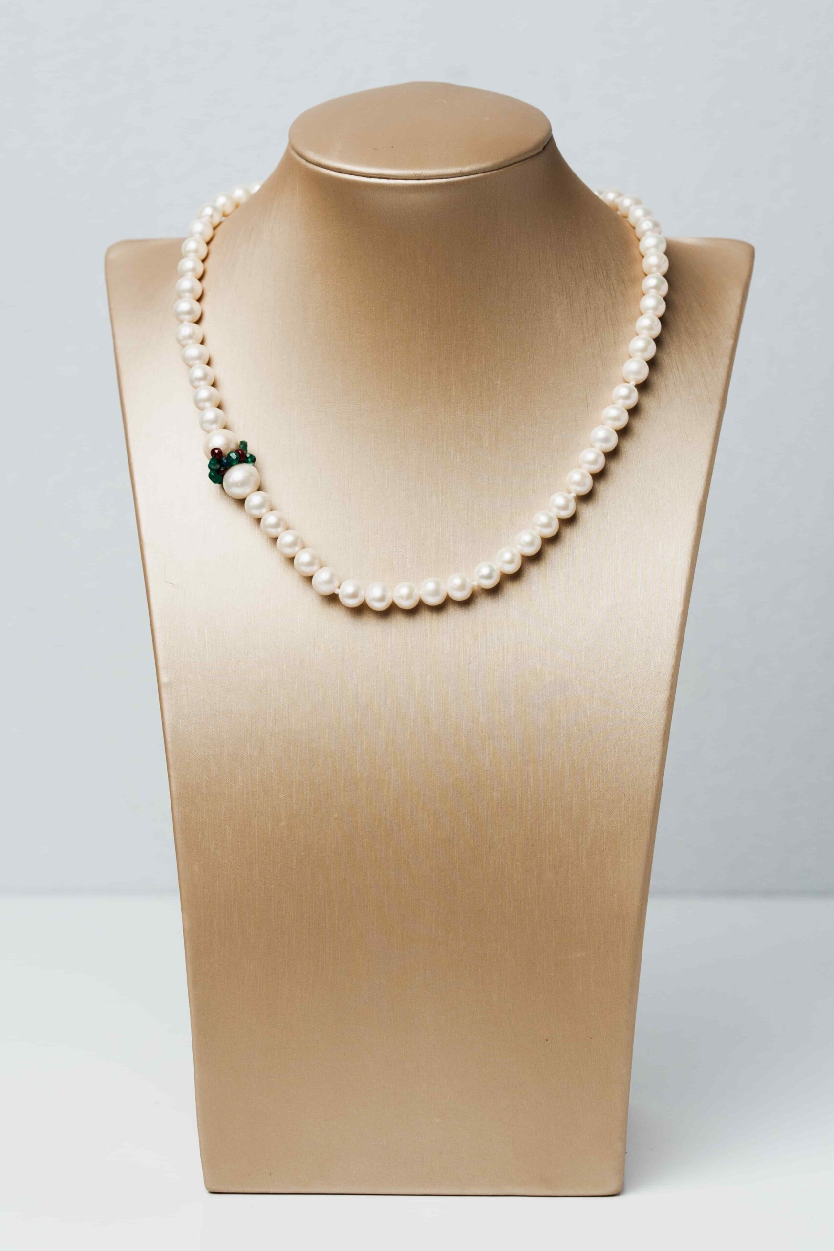 Collana Charlotte bianca 1 filo