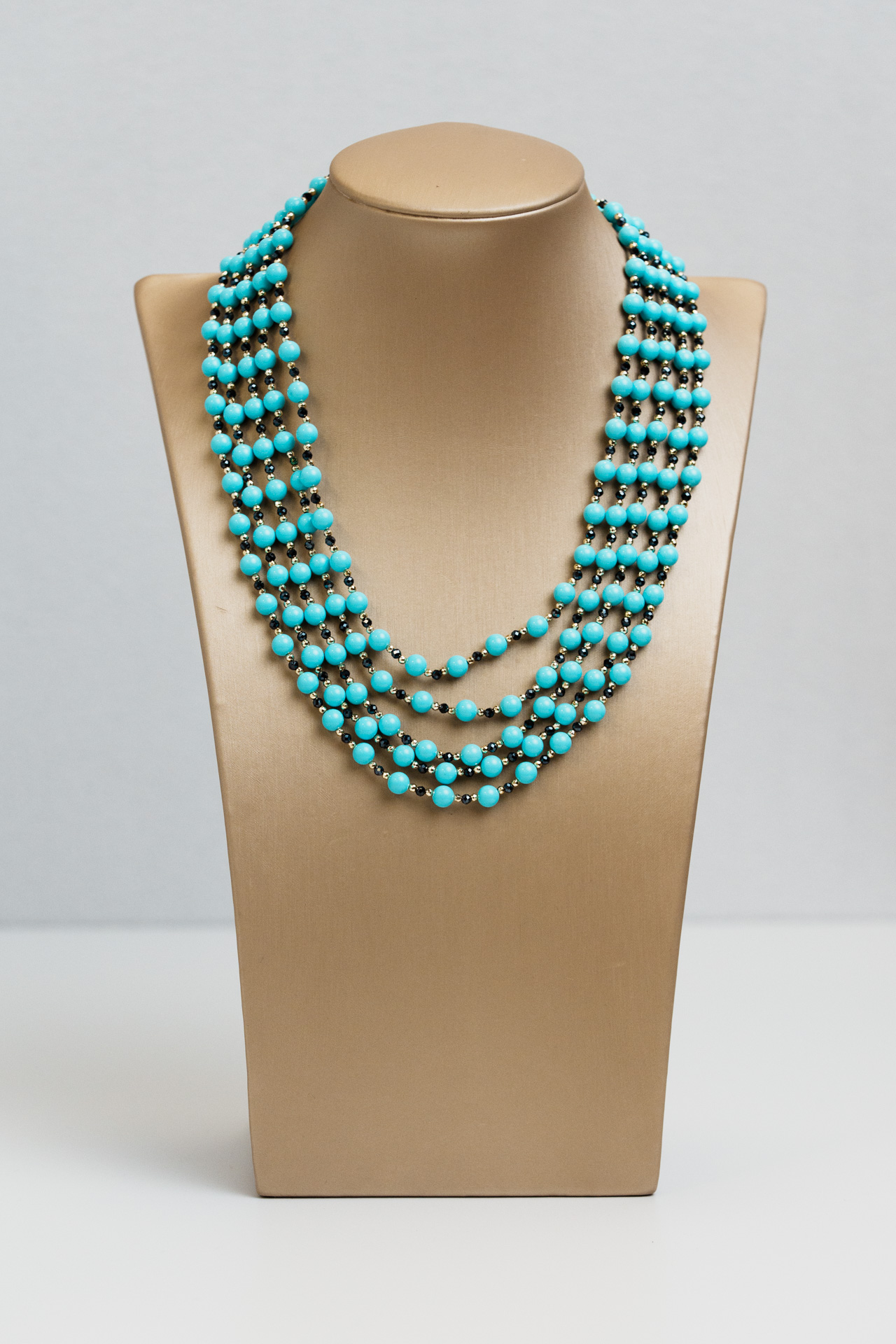 Collana Cecilia pasta turchese