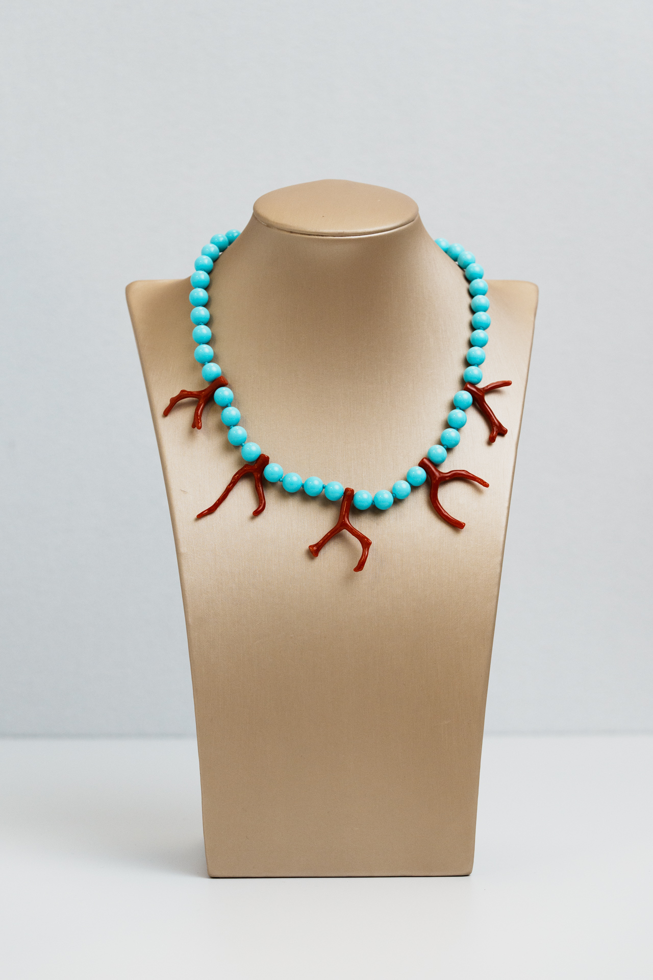 Collana Dea pasta turchese