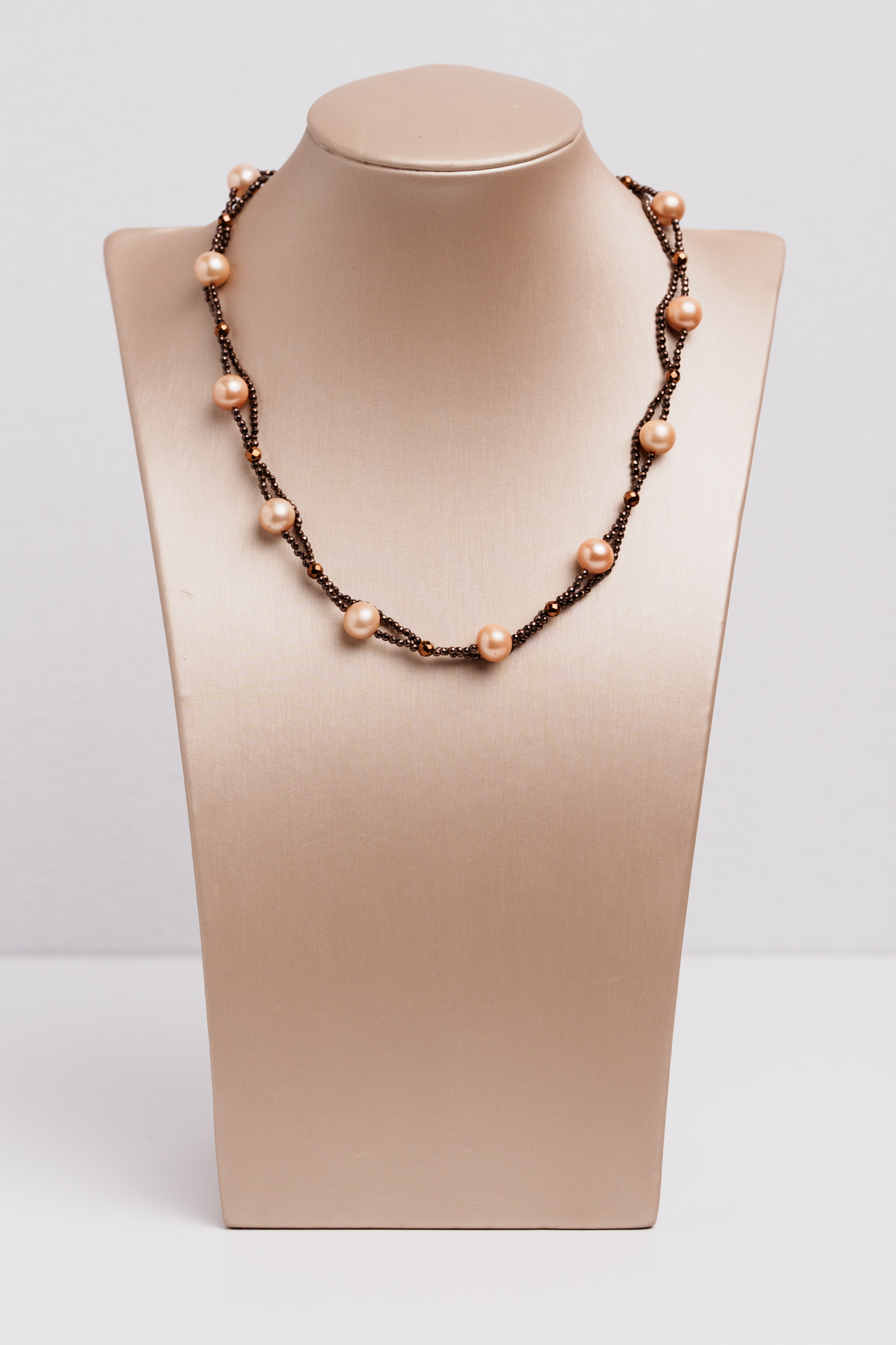Collana Venus ematite marrone